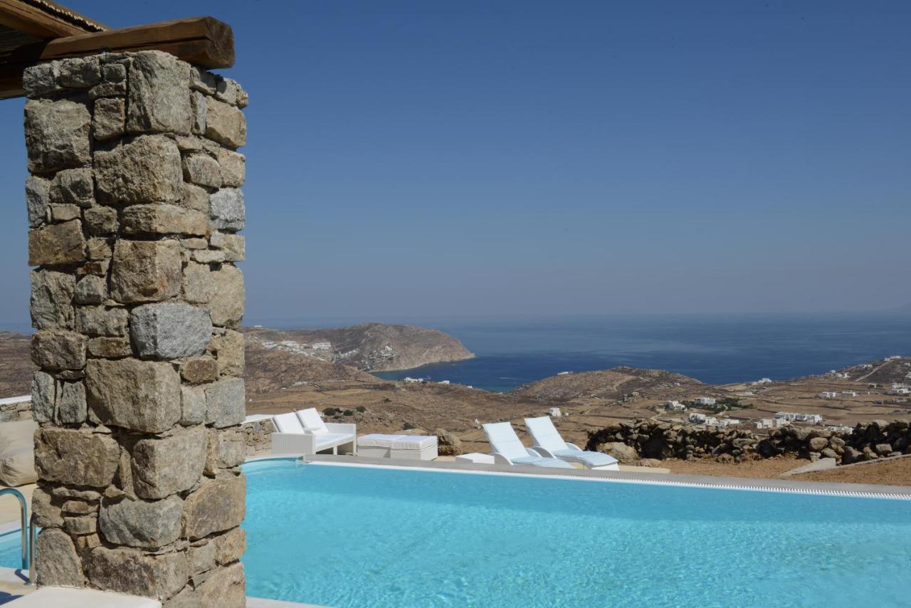 Luxury Athena Suite In Villa Georgia - Breathtaking Sea View And Pool Front Plintri Exterior foto