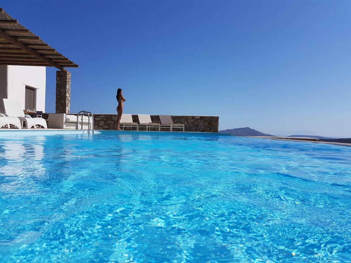 Luxury Athena Suite In Villa Georgia - Breathtaking Sea View And Pool Front Plintri Exterior foto